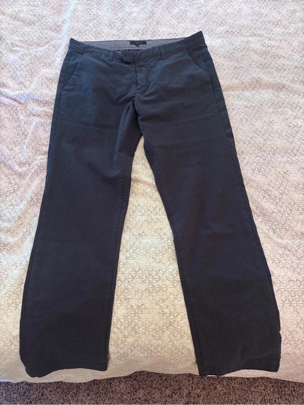 Men's Navy Casual Pants